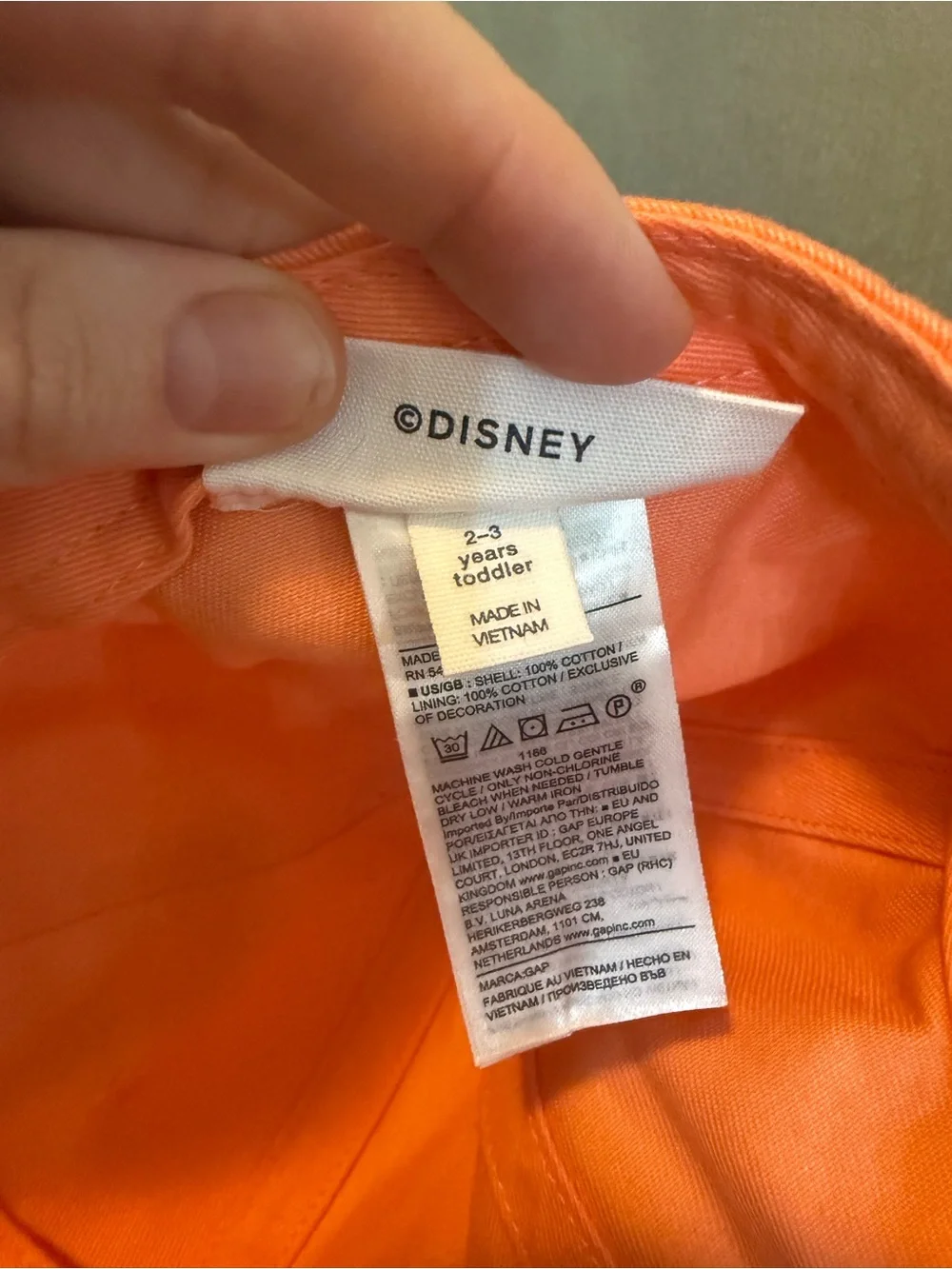 Gap X Disney toddler Mickey Hat